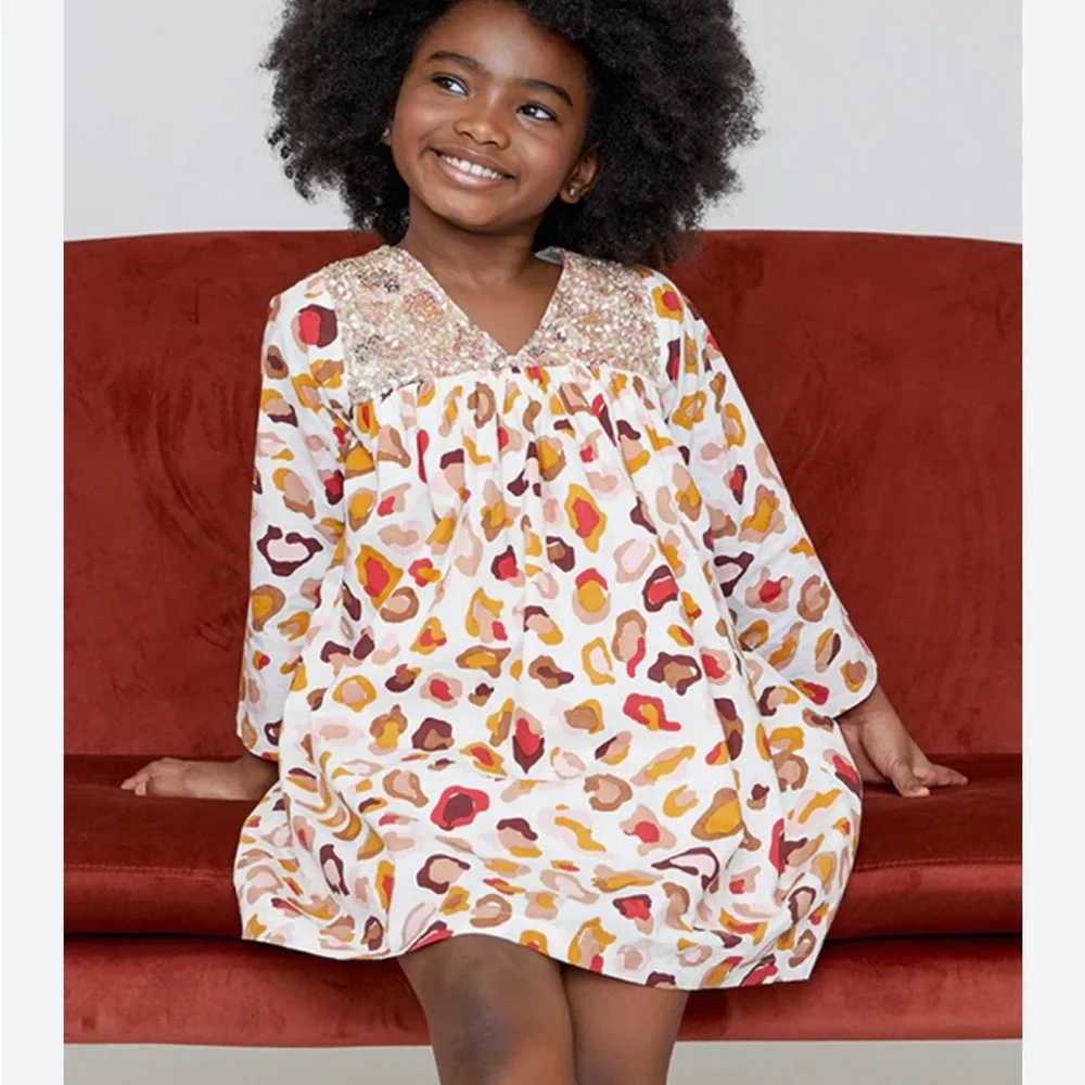 Pink Chicken Girls Size 12 years Dress Courtney
Multi Leopard - Picture 1 of 7